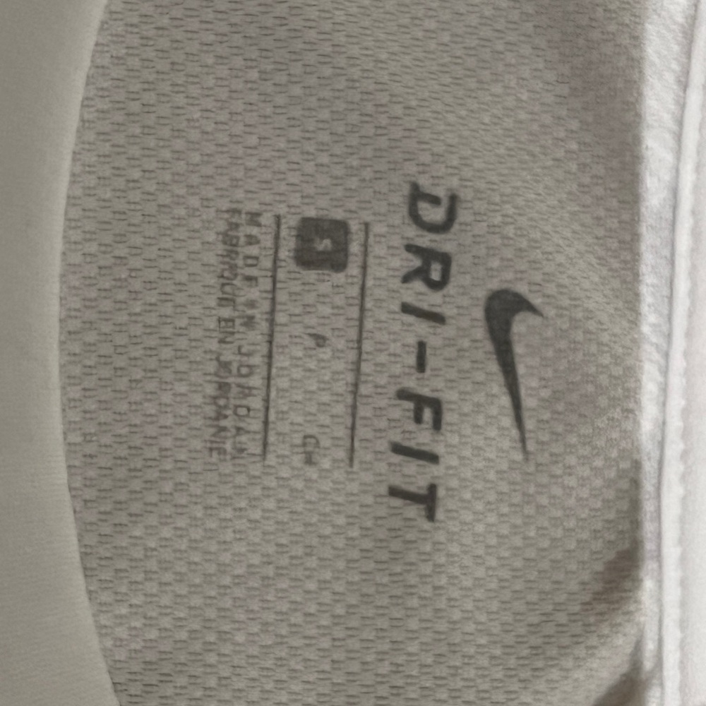 Nike Men's White Long Sleeve Dri Fit Shirt - Picture 4 of 8